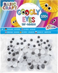 Nalepovací pohyblivá očíčka černobílá