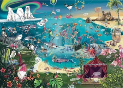 Puzzle Společnost živočichů 1000 dílků GIBSONS