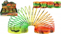 Plastová spirála s motivem dinosauři 7,5cm