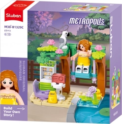 Stavebnice Sluban Houpačka v Zahrádce