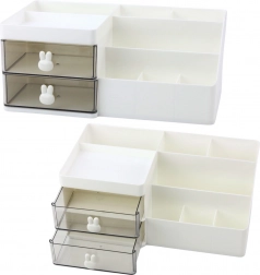 Funkční stolní organizér s přihrádkami a zásuvkami