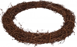 Dekorační ratanový věnec 35 cm