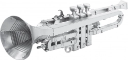 Metal Earth 3D kovové puzzle trumpet