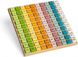 Bigjigs Toys dřevěný číselný zásobník 1–100 FSC