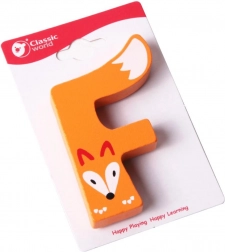 Dřevěné písmeno F Classic World