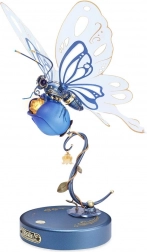 3D mechanická skládačka modrý motýl ROKR