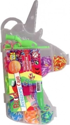 Sada barevných gumiček Loom 380 kusů