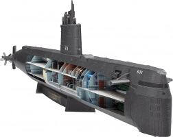 Kovové 3D puzzle METAL EARTH Premium – ponorka USS NAUTILUS