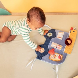 Textilní panel do postýlky - pejsek Jules