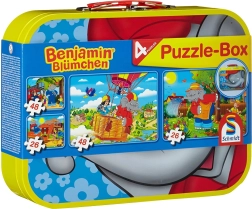 Schmidt puzzle Benjamin Kvítko 4v1 v plechovém kufříku