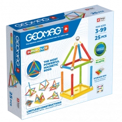 Geomag Supercolor magnetická stavebnice 25 dílků