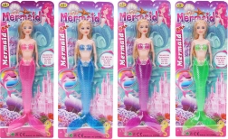 Mořská víla s osvětlením 30 cm