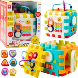 Interaktivní hudební vzdělávací kostka pro nejmenší