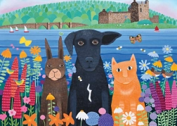 Puzzle RAVENSBURGER zvířecí kamarádi 1000 dílků