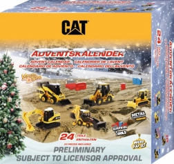 Adventní kalendář CAT stavební stroje