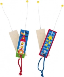 kouzelný trik mizící provázek dřevěná hračka