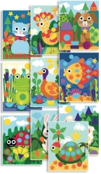 Samolepky tvary a barvy – farma