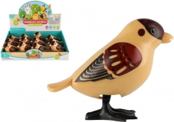 Skákací ptáček na klíček 11 cm