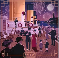 Ravensburger čtvercové puzzle Art & Soul: Titanic 750 dílků