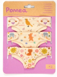 djeco sada látkových plenek pro panenky (3 ks)