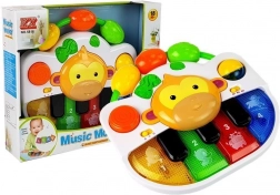 Dětské piánko s opičkou Zvuk a Světla