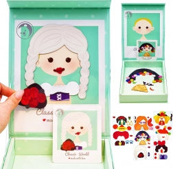 Magnetická skládačka princezny CLASSIC WORLD, 44 dílů