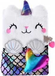 Deník s klíčkem Kočičí Jednorožec Mořská Panna