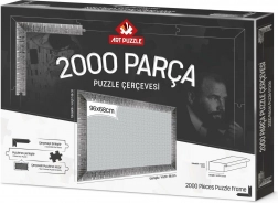 Rám na puzzle 96x68 cm stříbrný