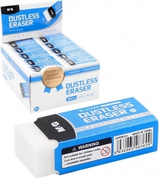 bezprašná guma m&g bílá