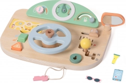 Dřevěná multifunkční manipulační deska ve tvaru volant Classic World