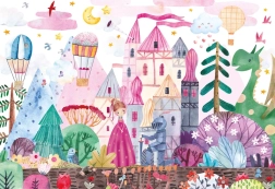 Puzzle se samolepkami Zámek 250 dílků