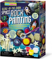 Sada 4M Malování na kameny Vesmír svítící ve tmě