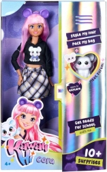 Panenka Kawaii Hi Cora se zvířátkem Kurumi