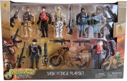 Velká sada vojáčků s motorkou STARX