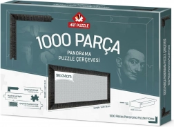 Rám na puzzle 96x34 cm černý