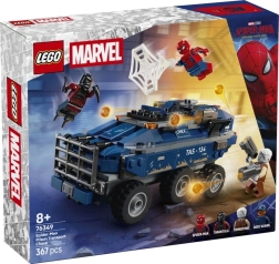 LEGO Marvel honička Spider-Mana za vězeňským vozem