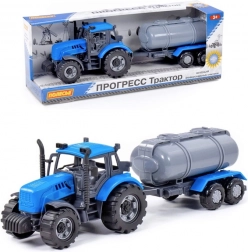 Traktor Progress s cisternovým přívěsem