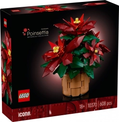 LEGO Icons vánoční hvězda (10370)