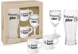 Rodinná sada sklenic a hrnků Můj bar