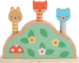 Dřevěná vyskakovací hračka Petit Collage Petit Friends