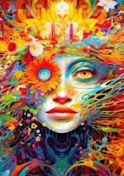 Puzzle Smělá múza 1000 dílků