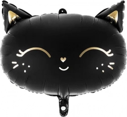 Fóliový balonek černá kočka