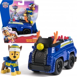 Paw Patrol sváteční policejní vůz s figurkou Chase