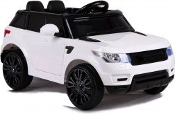 Bílé elektrické autíčko pro děti