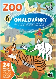 Omalovánka se samolepkami ZOO