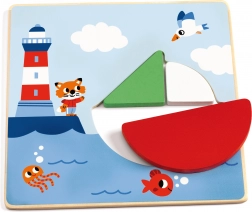 Dřevěná vzdělávací hra Tangramini pro děti