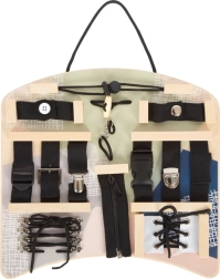 Small Foot motorická deska se spojovacími a vázacími prvky