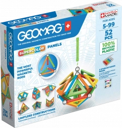 Magnetická stavebnice Geomag Supercolor Recycled – 52 dílků