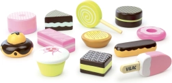 Sada dřevěných sladkostí VILAC, 12 ks