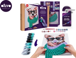 Okto malování podle čísel a 3D modelování – obraz Fashion Corgi 30 × 40 cm